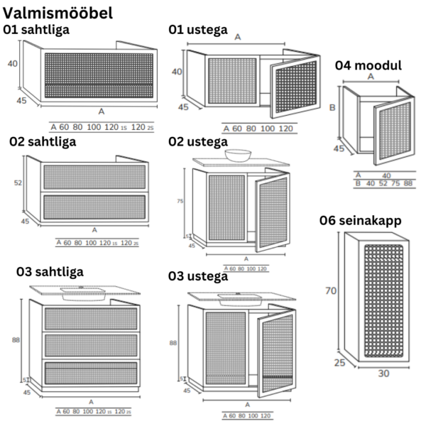 valamukapp bonalife cannage rotang valmismööbel