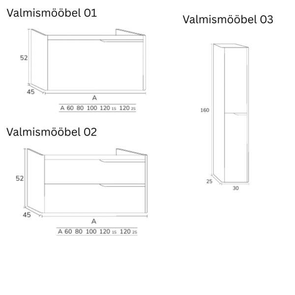 valamukapp valmismööbel urban